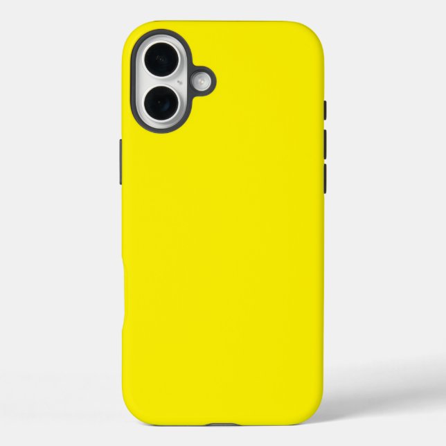 Bold Yellow Phone Case – Vibrant & Stylish Protect (Rückseite)