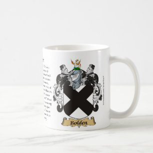 Bolden, der Ursprung, die Bedeutung und das Wappen Tasse