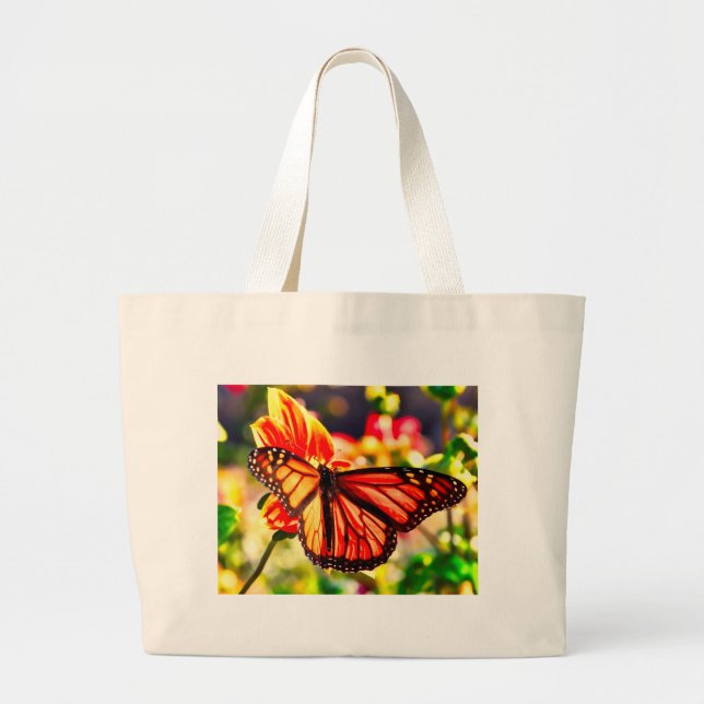 Bolder Butterfly Jumbo Stoffbeutel (Vorne)