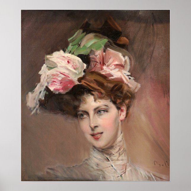 Boldini - Die Grafschaft Beatrice Di Byland 1901 Poster (Vorne)