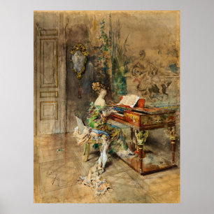 Boldini - Die Pianistin der Lady Poster
