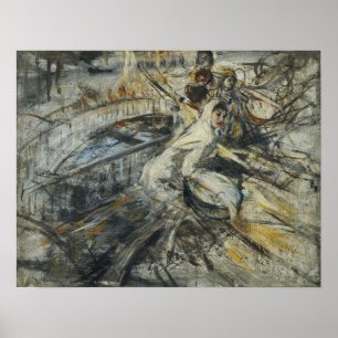 Boldini - Frauenstudie in Venedig 1887 Poster
