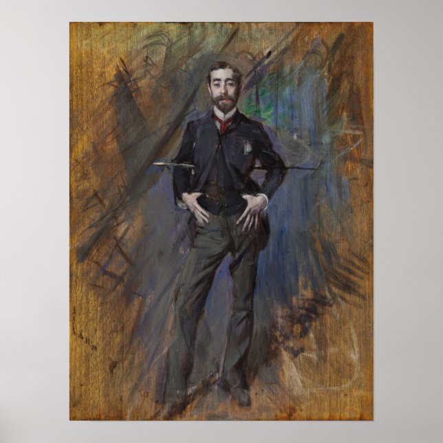 Boldini - John Singer Sargent 1890 Poster (Vorne)