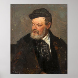 Boldini - Portrait des Künstlervaters Antonio.. Poster