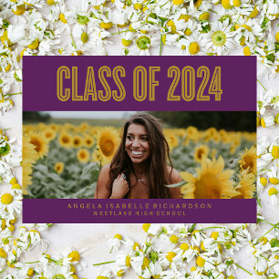 BOLDLY CHIC CLASS OF 2024 ABSCHLUSS INVITATION EINLADUNG
