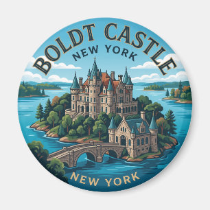 Boldt Castle, Heart Island, Tausend Inseln Magnet