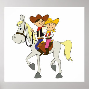 Bolek I Lolek Cowboys Poster