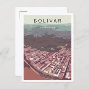 Bolivar Venezuela Kunst, Dichtung und Musik Postkarte