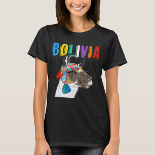 Bolivia Alpaka Bolivianisches LamaAlpaka Grafik T T-Shirt