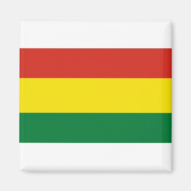 Bolivia Flag Magnet (Vorne)
