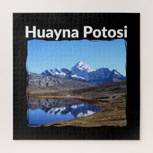 Bolivia Huayna Potosi Mountain - Andes Art Puzzle