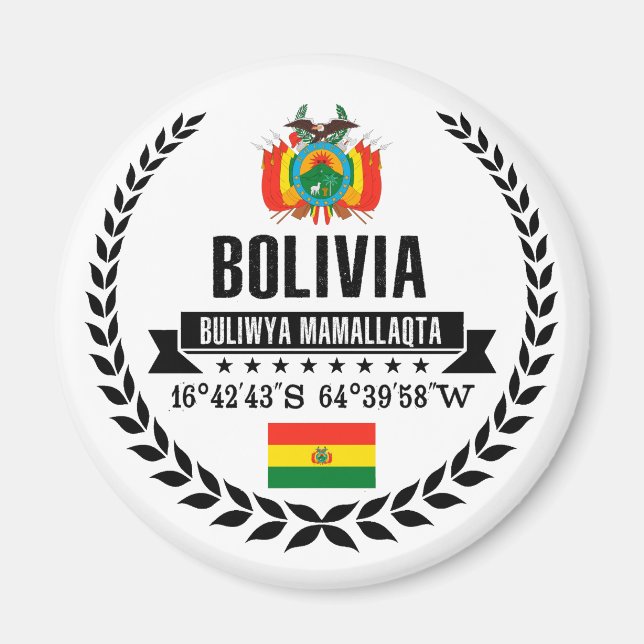 Bolivia Magnet (Vorne)