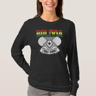 Bolivia Tischtennis Unterstützen Sie bolivianische T-Shirt