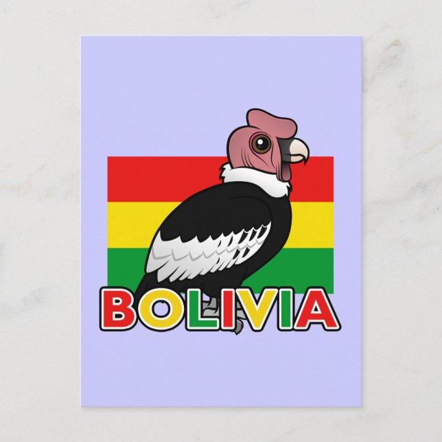 Bolivian Andean Condor Postkarte (Vorderseite)