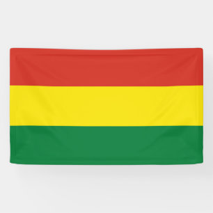 Bolivianische Flagge Banner