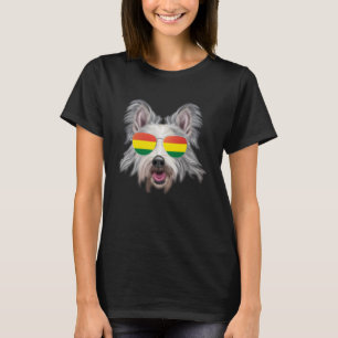 Bolivianische Flagge Berger Picard Dog Bolivia Poc T-Shirt