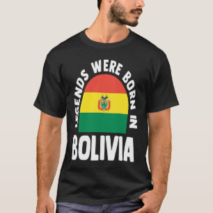 Bolivianische Flagge Bolivianisches Apparel 2 T-Shirt
