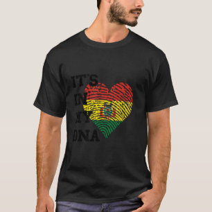 Bolivianische Flagge Es ist in meiner DNA Herz Bol T-Shirt