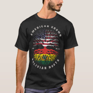 Bolivianische Roots Bolivien Flagge T-Shirt
