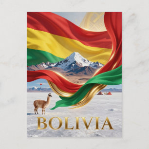 Bolivianisches Anden-Naturerbe Postkarte