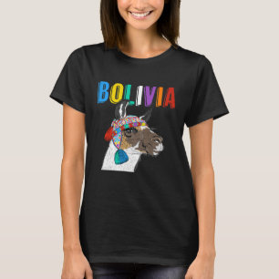 Bolivien Alpaca Bolivian LlamaAlpaca Grafisches T- T-Shirt
