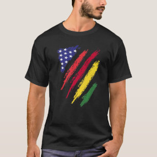 Bolivien American Grown Flag USA Patriot Heritage T-Shirt