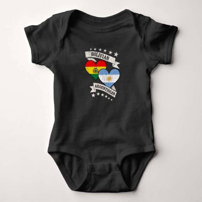 Bolivien Argentinien Baby Strampler (Vorderseite)