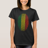 Bolivien Bolivianische Flagge Dna Fingerprint Männ