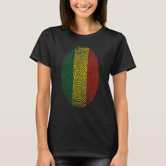 Bolivien Bolivianische Flagge Dna Fingerprint Männ T-Shirt