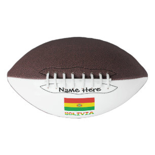 Bolivien Bolivianische Flagge Personalisierter Tex Football