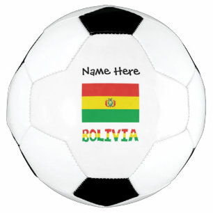 Bolivien Bolivianische Flagge Personalisierter Tex Fußball