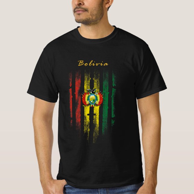 Bolivien, Bolivien, Boliviana, Boliviano T-Shirt (Vorderseite)