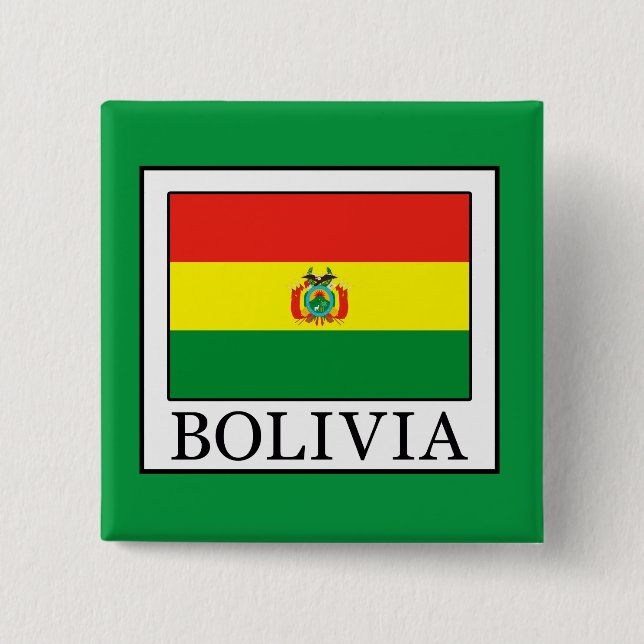 Bolivien Button (Vorderseite)