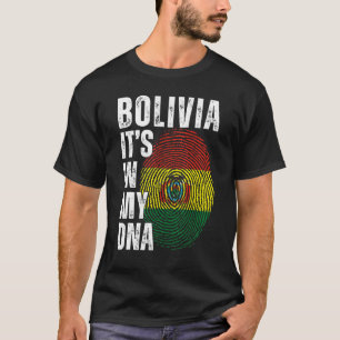 Bolivien Es Ist In Meiner DNA Bolivianische Männer T-Shirt