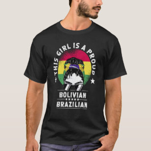 Bolivien Flag Brasilien Große Frauen Mädchen Bürge T-Shirt