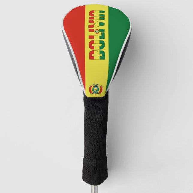 Bolivien Flag Gorgetic Patriotic Golf Head Cover Golf Headcover (Vorderseite)