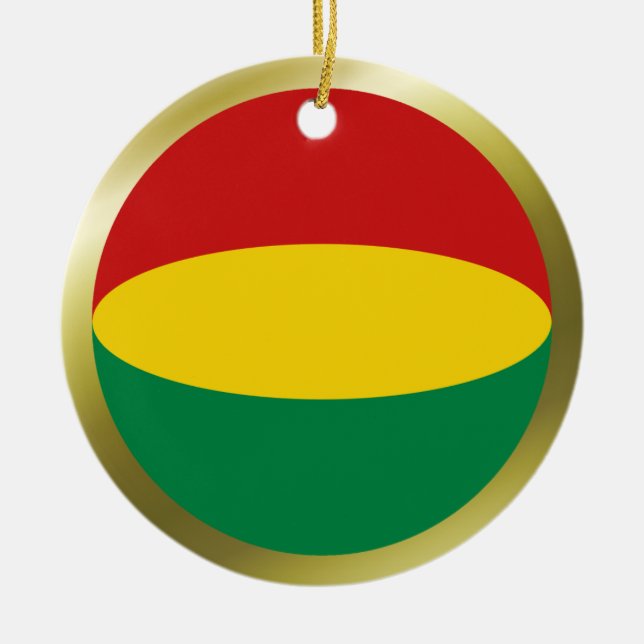 Bolivien Flag Ornament (Vorne)
