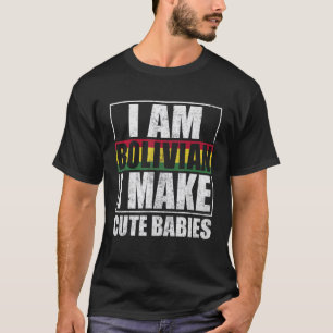 Bolivien Flag Proud Bolivians Männer und Frauen T-Shirt