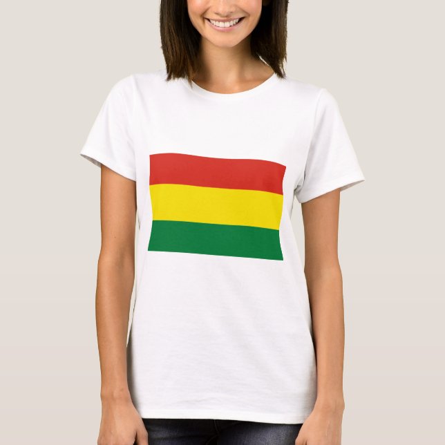 Bolivien Flag T-Shirt (Vorderseite)