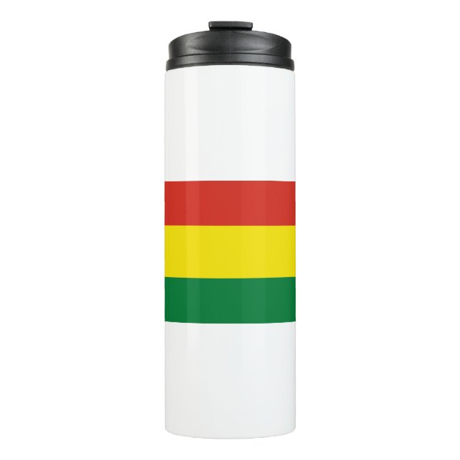 Bolivien Flag Thermosbecher (Vorderseite)