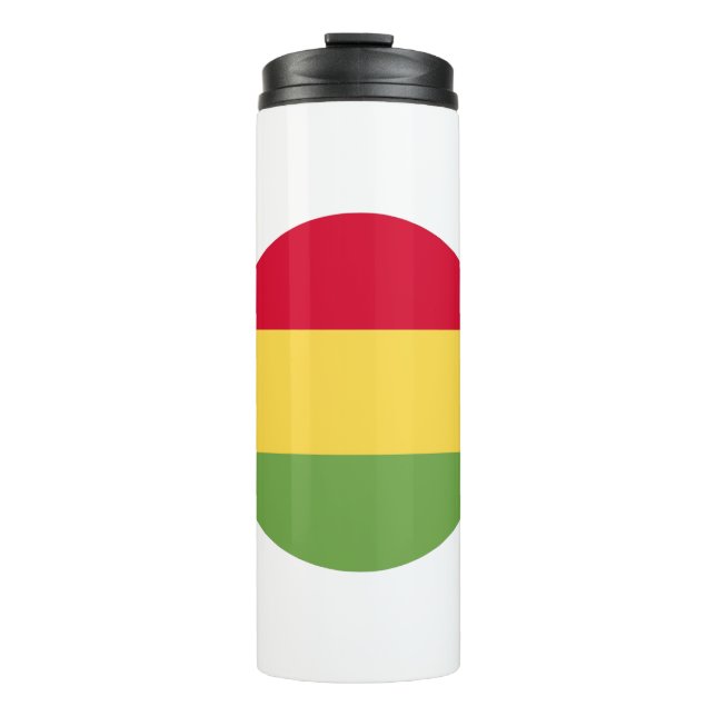 Bolivien Flag Thermosbecher (Vorderseite)