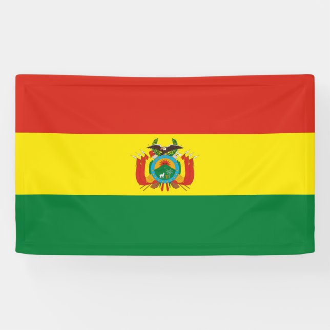 Bolivien-Flagge Banner (Horizontal)