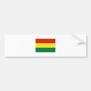 Bolivien-FLAGGE International Autoaufkleber
