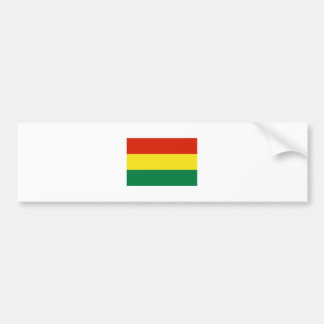 Bolivien-FLAGGE International Autoaufkleber