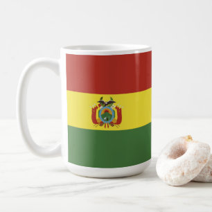 Bolivien-Flagge Kaffeetasse