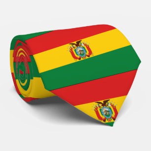 Bolivien-Flagge Krawatte