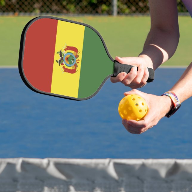 Bolivien-Flagge Pickleball Schläger (InSitu)