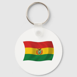 Bolivien Flagge Schlüsselanhänger