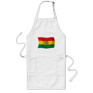 Bolivien-Flagge-Schürze Lange Schürze