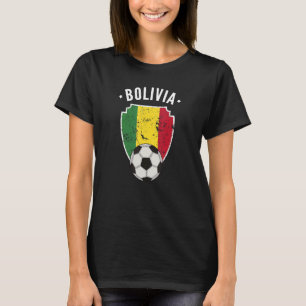 Bolivien Fußball Bolivien Flaggenfußball Boliviani T-Shirt